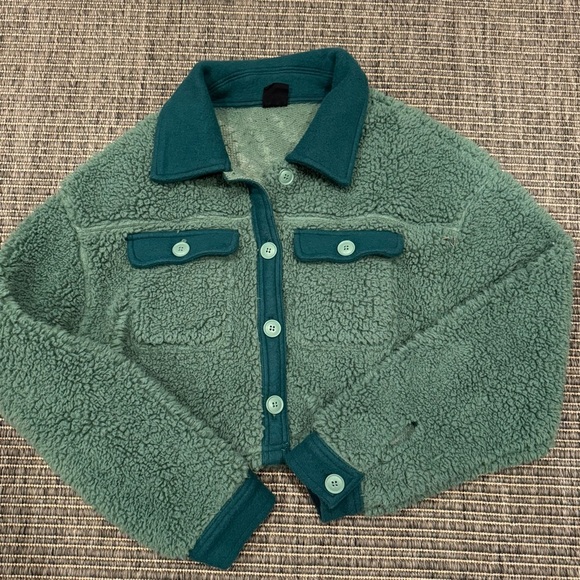 PacSun Teal Knit Sweater - Picture 1 of 2